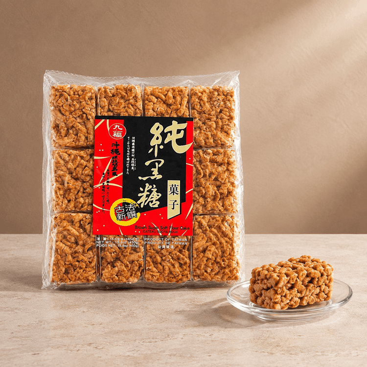 NICE CHOICE Brown Sugar Sachima Soft Cake 15.8 oz【Fluffy Soft