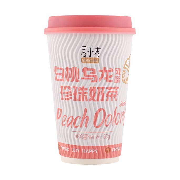 Pearl Milk Tea,White Peach Oolong Flavour,2.22 oz