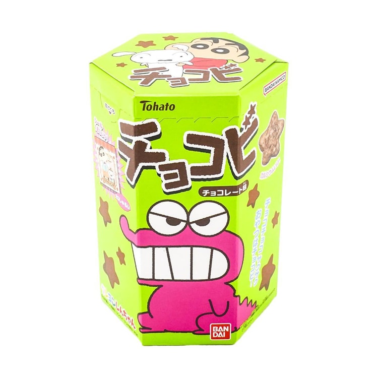 TOHATO CHOCOBI Crayon Shin-chan Chocolate Biscuit, 0.88 oz【IVE