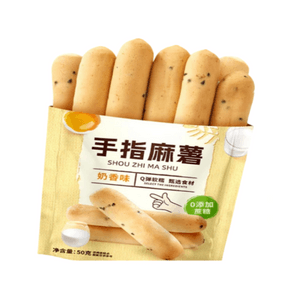 Bibi Zan Finger Sweet Potato Milk Flavored Casual Snack 50g * 6 Bags