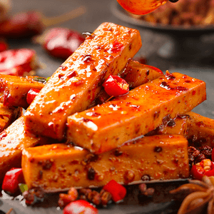 Q Shuang Dried Tofu Spicy Flavor 128g