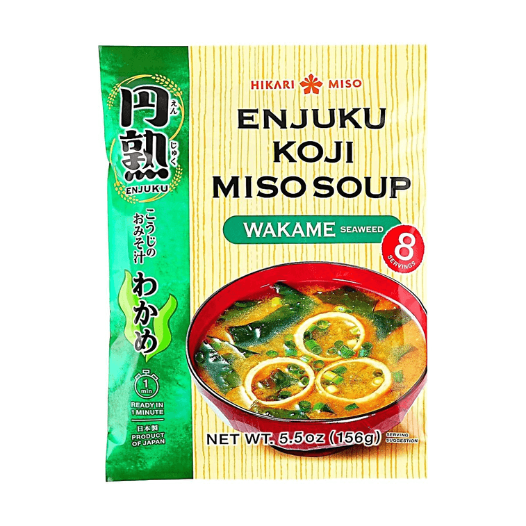 Enjuku Instant Miso Soup Wakame Seaweed, 5.5 oz 3