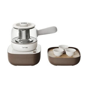 【美国本土发货】Bear小熊 茶具套装电茶壶煮茶器 容量0.5L 杯子x3+茶盘 110V