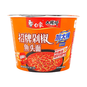 시그니처 다진 고추 생선머리 국수, 빅볼, 4.76 oz【진짜 다진 고추 스틱】