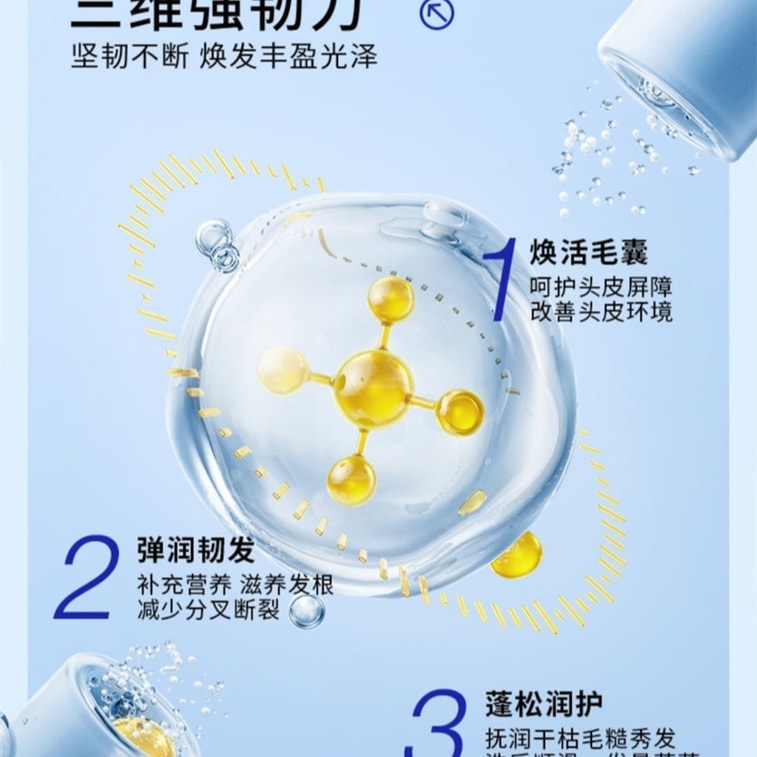 Anti-hair loss, Anti-breakage and Hair Stabilization shampoo, 500ml per bottle