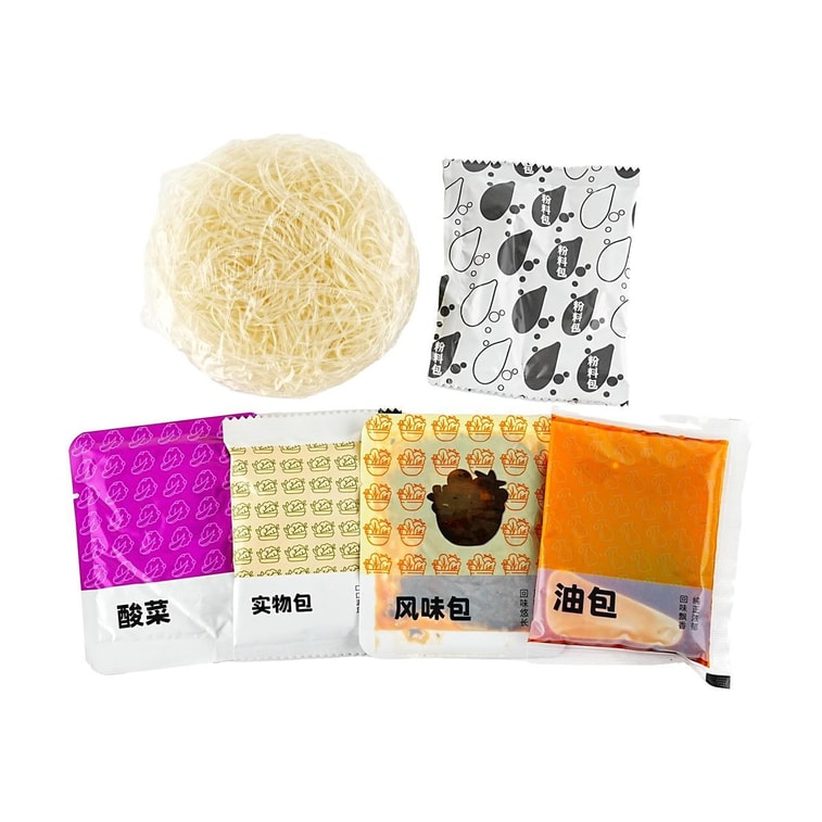 Mianyang Rice Noodle , Artificial Beef Flavor, 4.23 oz *5【5 Pack】 6