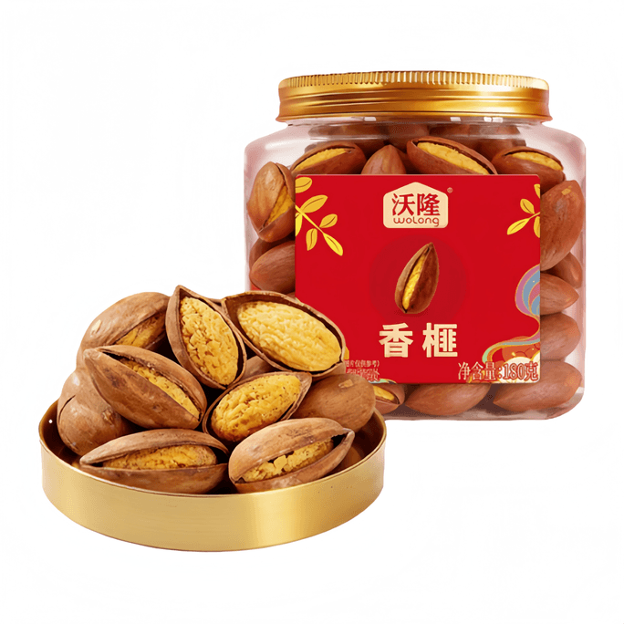 【中国直邮】 沃隆 香榧会稽山香榧新货坚果健康180g*1罐