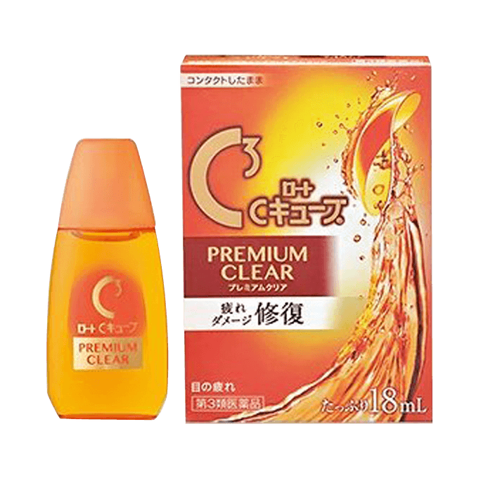 ROHTO樂敦 隱形眼鏡修護眼藥水 清涼度3 18ml