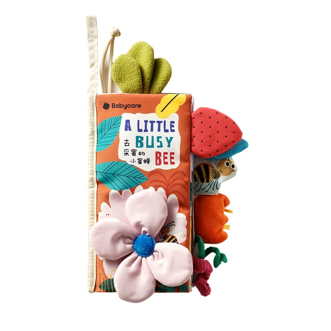 [중국에서 온 다이렉트 메일] Bc Babycare Baby Tail Cloth Book 조기 교육 아기 찢어짐 방지 6개월 교육용 벨크로 장난감을 조금씩 갉아먹을 수 있음