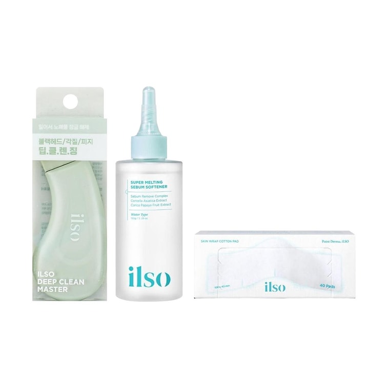Super Melting Sebum Softener + Skin Wrap Cotton Pad Set + Manual Blackhead Remover and Pore Cleaner【Value Pack】 3