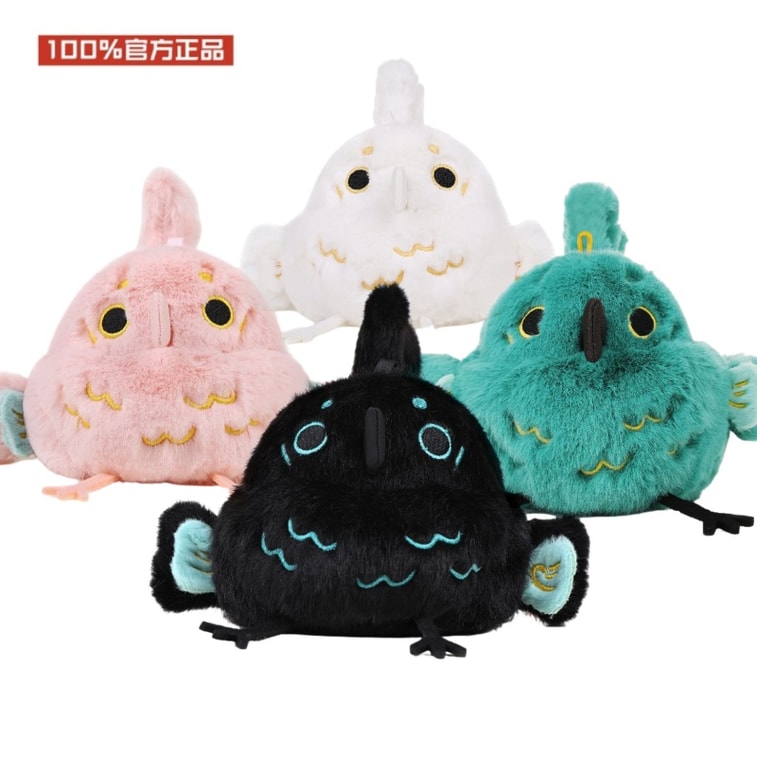 【中国直邮】 万比邻精选 三星堆博物馆 青铜啾毛绒玩偶—黑色 创意可爱 生日礼物纪念品 1个装 3