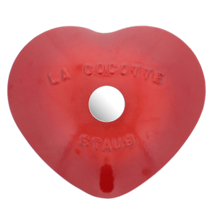 フランス STAUB 鋳鉄ポット 1.75 クォート ラブポット - チェリーレッド