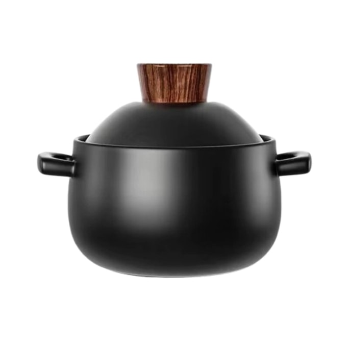 [中国直送] Kuaiyang Taji 土鍋 家庭用ガスセラミック煮込み鍋 空焚き防止 耐高温 小型キャセロール鍋 2.5L アップグレードデュアルミネラル 2～3人用