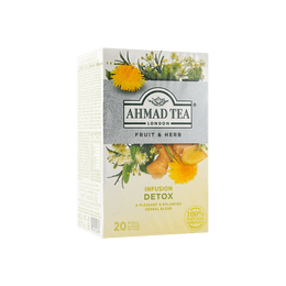 英国亚曼AHMAD TEA 排毒生姜草本茶 20包入