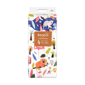BEABA Baby Waist Sticker Diapers Ultra-thin Breathable Unisex 9-14kg 42 Pieces L