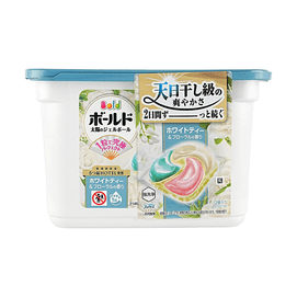 4-in-1ランドリージェルボール ホワイトティー＆フローラル 8.15oz 深層洗浄・長持ち香料