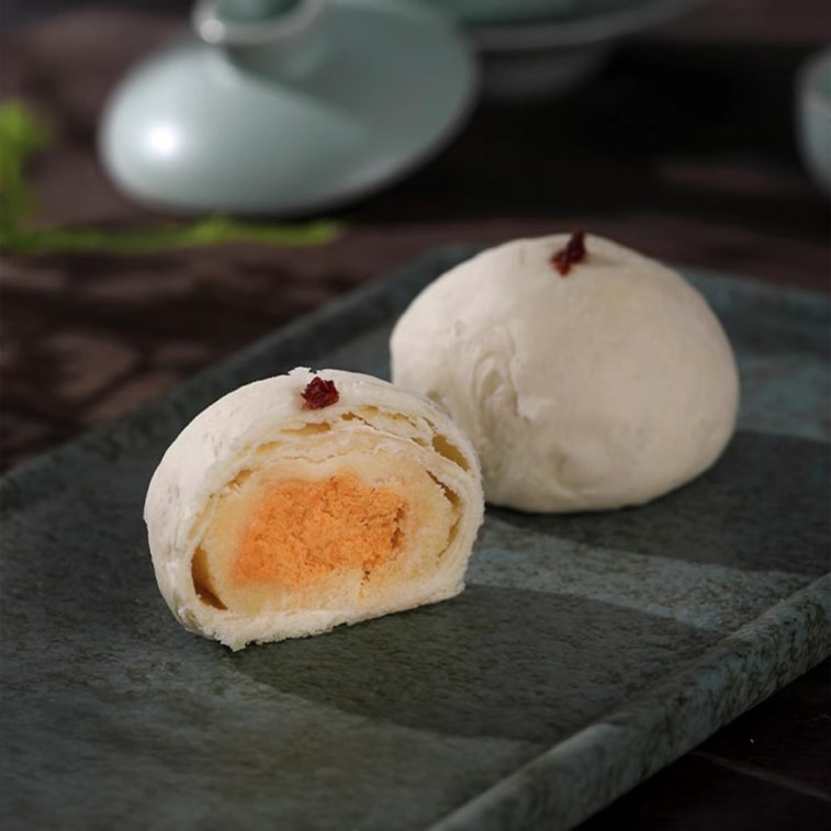 The Legend of the White Snake Mooncake Gift Box 9pcs 19.04oz [Rum Cranberry Cheese+Salted Egg Yolk+Longjing Tea Pastry] 5