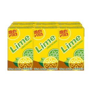 VITA维他 青柠柠檬茶 250ml*6盒装【涩后回甘】【清爽解腻】