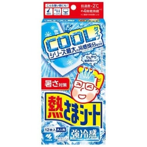 日本 KOBAYASHI小林製藥 小林製藥 小林製藥 小林製藥 退燒貼 冰爽降溫 緩解不適 12片裝