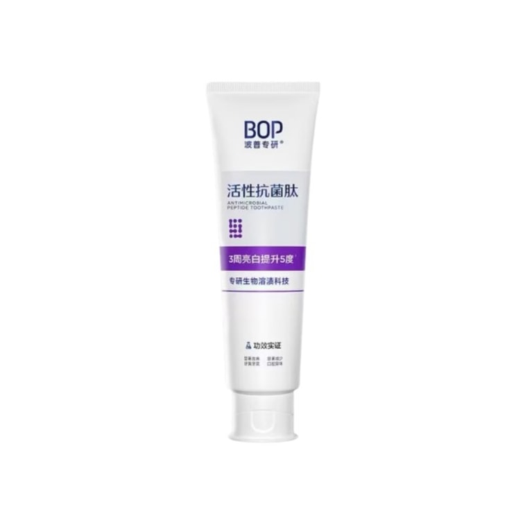 Color Whitening Toothpaste with Fluorine Antibacterial Peptide ...