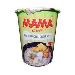 泰国MAMA妈妈 清汤油蔬菜粉丝 杯装 50g
