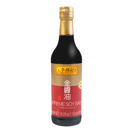 香港李錦記 金醬油 炒菜調味醬 500ml