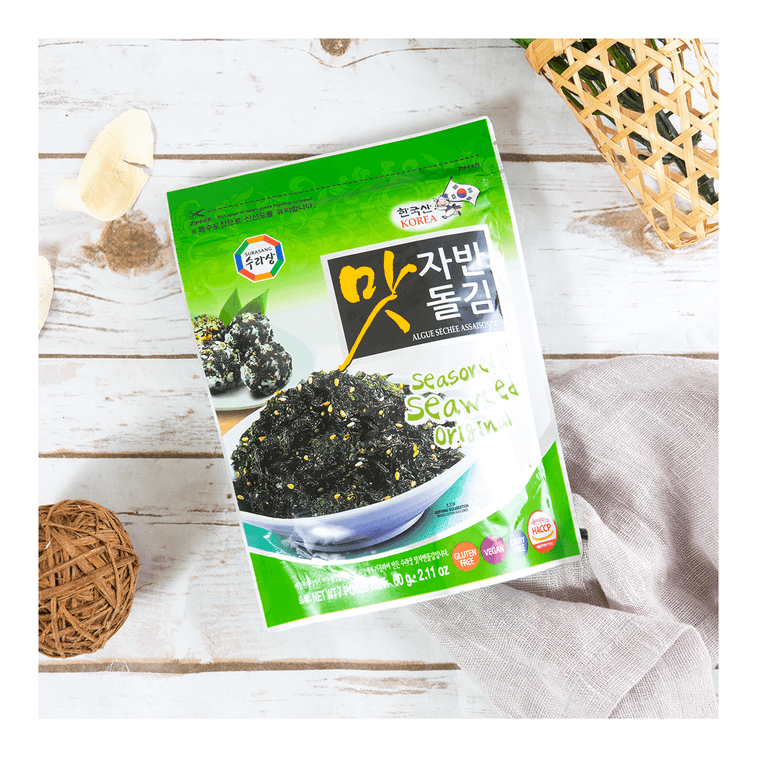 수라 천연양념김 60g 4