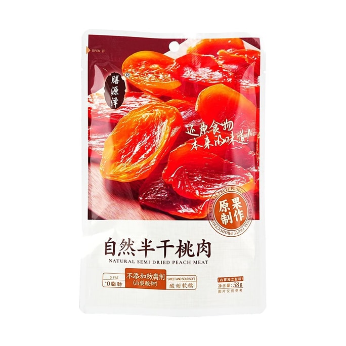 자연 건조 복숭아 스낵 57g (2.0oz)