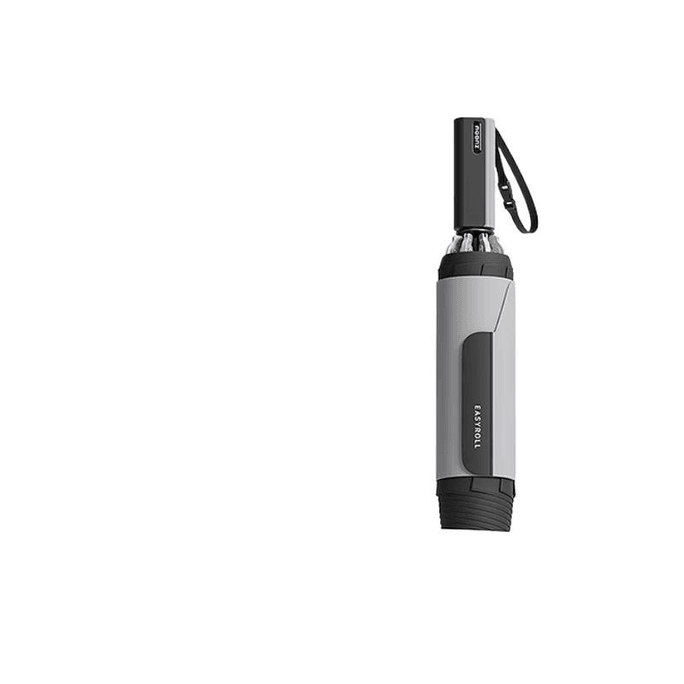 [中国直送] Zuodu 全自動傘 大型 厚手 三つ折り 防風 ダークナイトブラック 半径48×52cm×1