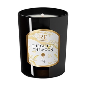 RE CLASSIFIED Scented Candle, Moonlit Osmanthus Scent, Fresh Light Fragrance Indoor Aromatherapy Candle, 35g