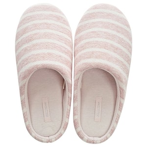 프리미엄 다운 코튼 심플 실내 커플 슬리퍼