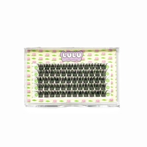 LULULASHES Chinese American Ling False Lashes 60 Clusters Natural Wispy Cute dramatic