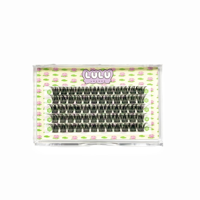 LULULASHES Chinese American Ling False Lashes 60 Clusters Natural Wispy Cute dramatic