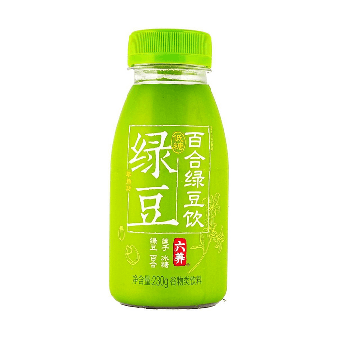 六养 百合绿豆饮 绿豆汤谷物饮品 230g【低糖0脂配料干净】【DIY绿豆冰沙雪糕】