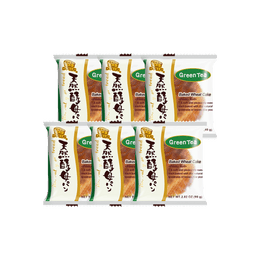 【全美超低价】日本D-PLUS 天然酵母持久保鲜面包 抹茶味 80g*6枚