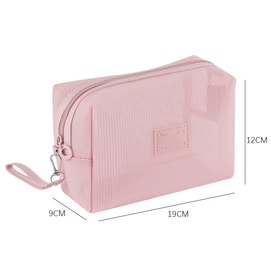 1 transparent mesh makeup bag high-end sense ins travel toiletries multifunctional portable storage bag