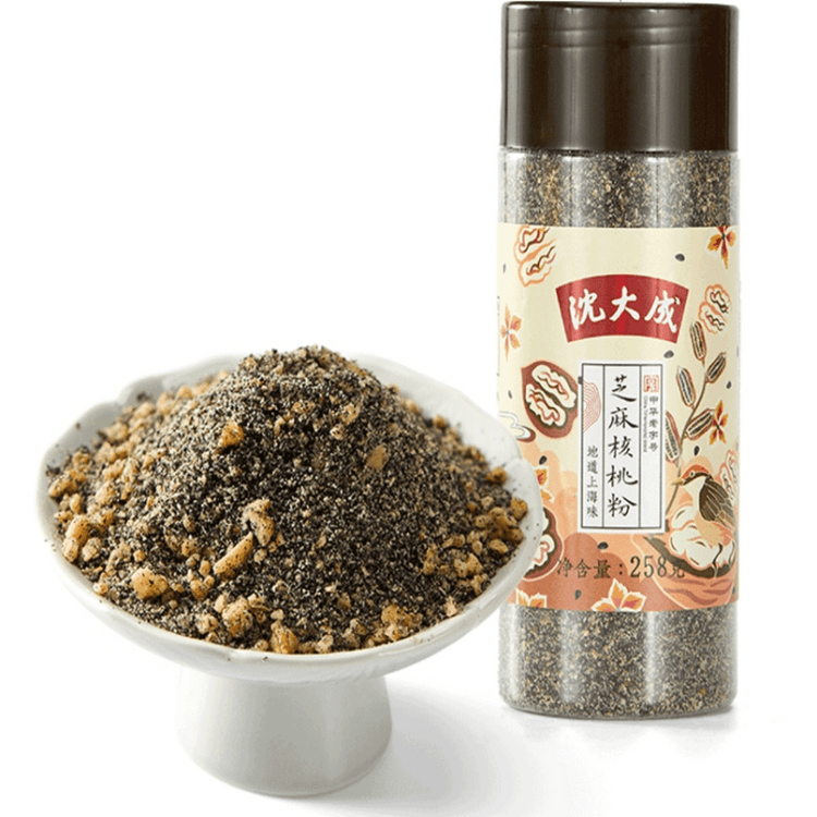 Black Sesame Walnut Powder 258 Grams - Yami.com