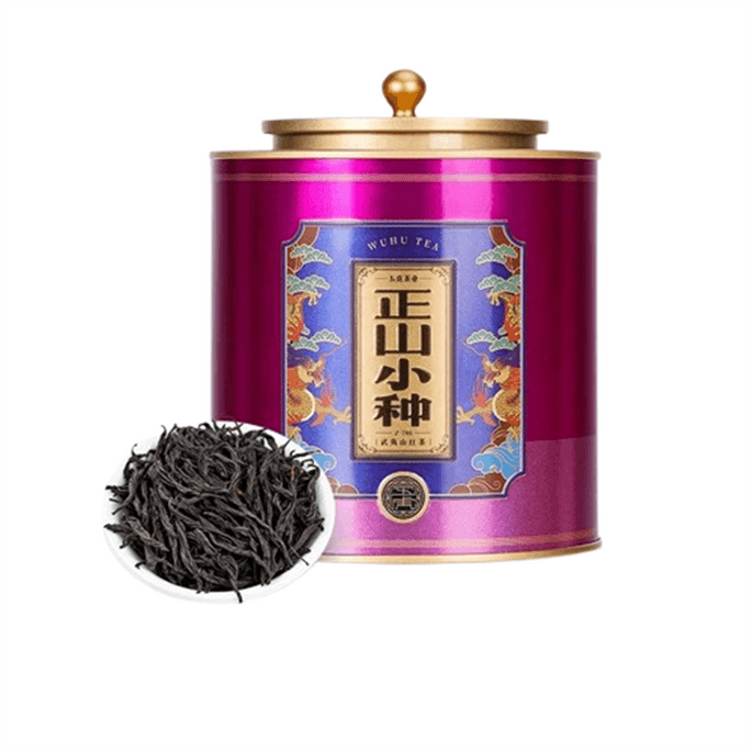 【中國直郵】 五虎 正山小种红茶250g/罐 茶葉特級濃香型正品新茶