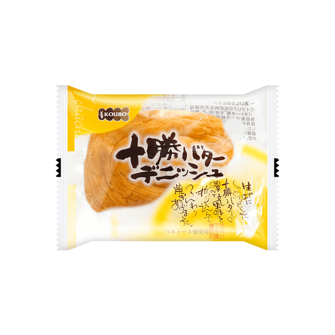 日本Panex 久保KOUBO天然酵母丹麦面包 十胜黄油风味 2.36oz