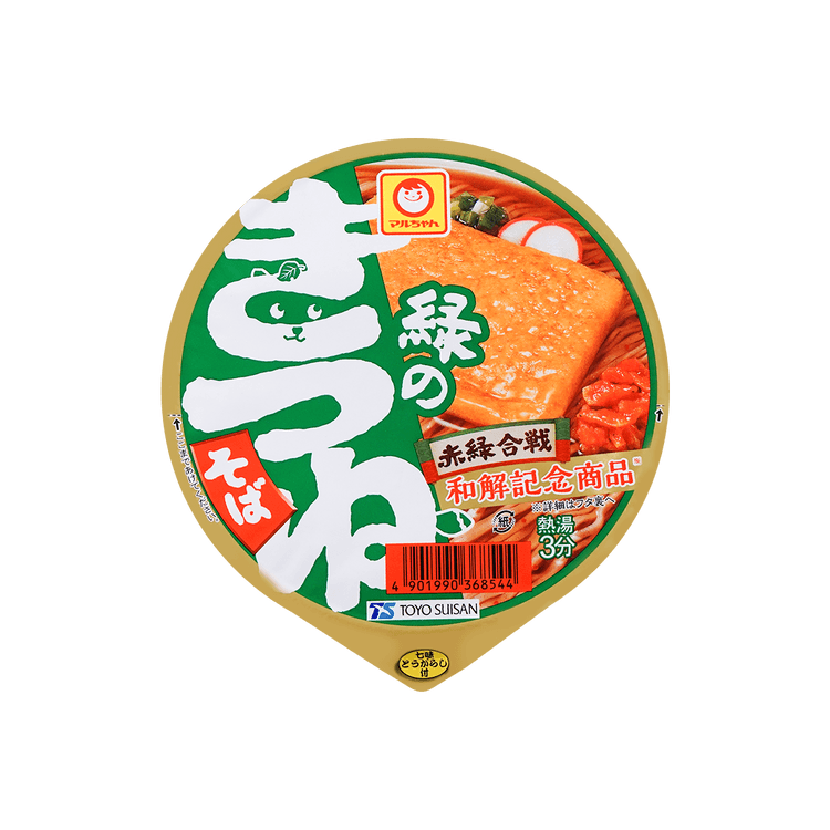 MARUCHAN Green Kitsune Soba - Instant Ramen Noodles, 3.45oz - Yami.com