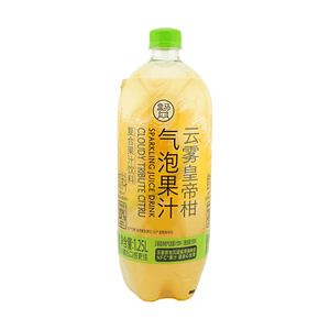 盒马 云雾皇帝柑气泡果汁 1.25L 【NFC果汁添加】【清爽气泡】
