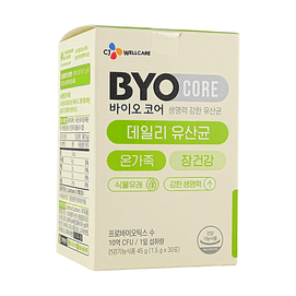 CJ BYOCORE 데일리 프로바이오틱스, 30포, 1.59 oz, CJLP243 특허 균주