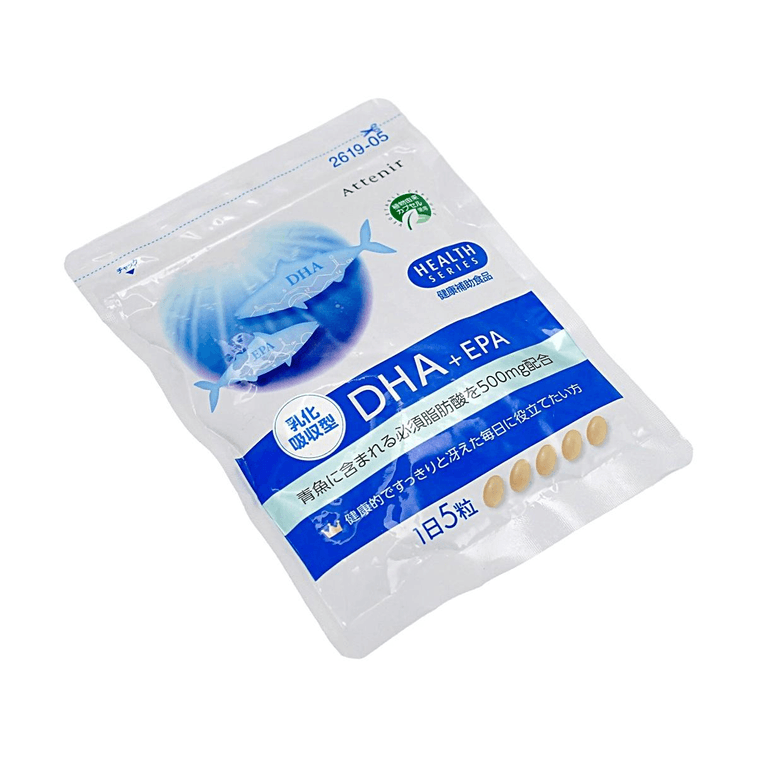 日本ATTENIR艾天然乳化吸收型 DHA+EPA 青魚必需脂肪酸 健康補助食品 150粒30天量 3