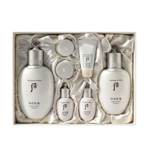 [홍콩 직배송] 더 히스토리 오브 후 공진향 설 화이트닝 세트 (2종 세트): 토너, 로션, 크림; 피부톤 개선, 잡티 완화, 상쾌함, 수분 공급, 보습 효과