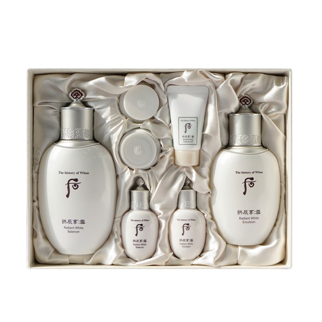 香港直邮】 韩国THE HISTORY OF WHOO后拱辰享雪美白套盒两件套水乳面霜