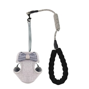 Cat leash grey suitable for 5-20 jin cat pet supplies
