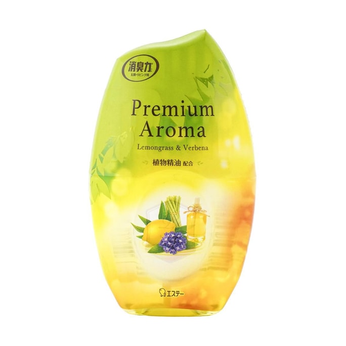 日本ST鸡仔牌 消臭力 SHOSHU-RIKI 高级香氛除臭剂 柠檬草 马鞭草 400ml