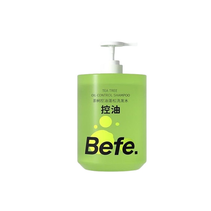 Tea Tree Oil Control Volume Shampoo Nourishes Scalp Strengthens Anti-Breakage Hair 450ml