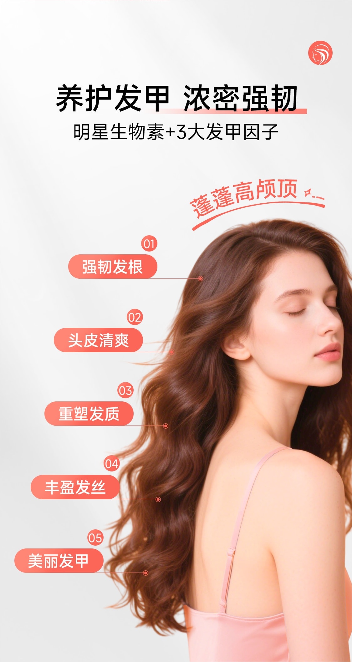 【中国直邮】 亚美唯他 女性复合维生素养发软糖女士多维叶酸护掉头发进口生物素60粒/瓶