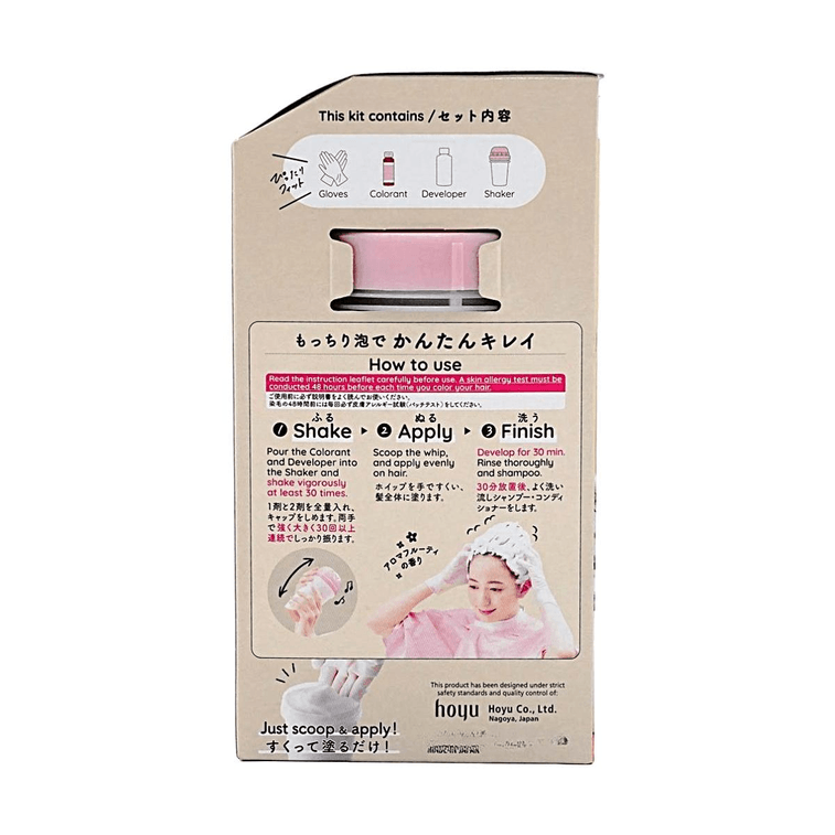 Whip Hair Color Foam Dye, Easy Application Permanent Hair Dye with Moisturizing Formula, #Chiffon Beige, 120g 3